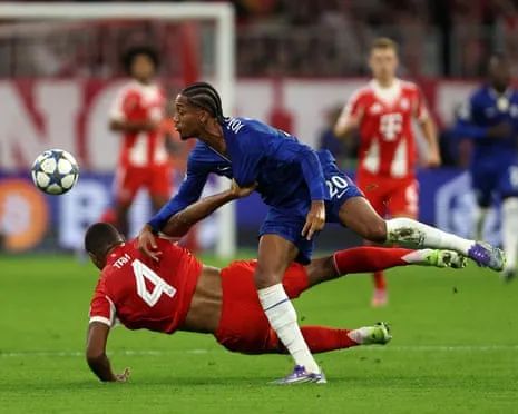 The Blues' boss rages when the German giants defender Jonathan Tah avoids red card in UCL setback